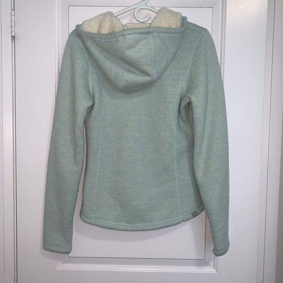 Fleece lined mint green hoodie - Picture 7 of 7